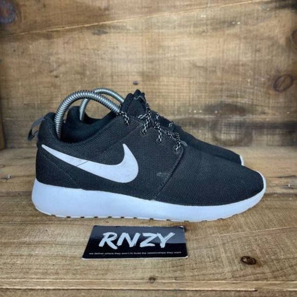 Nike Shoes - Nike Roshe One Black Lace Up Athletic Sneakers
